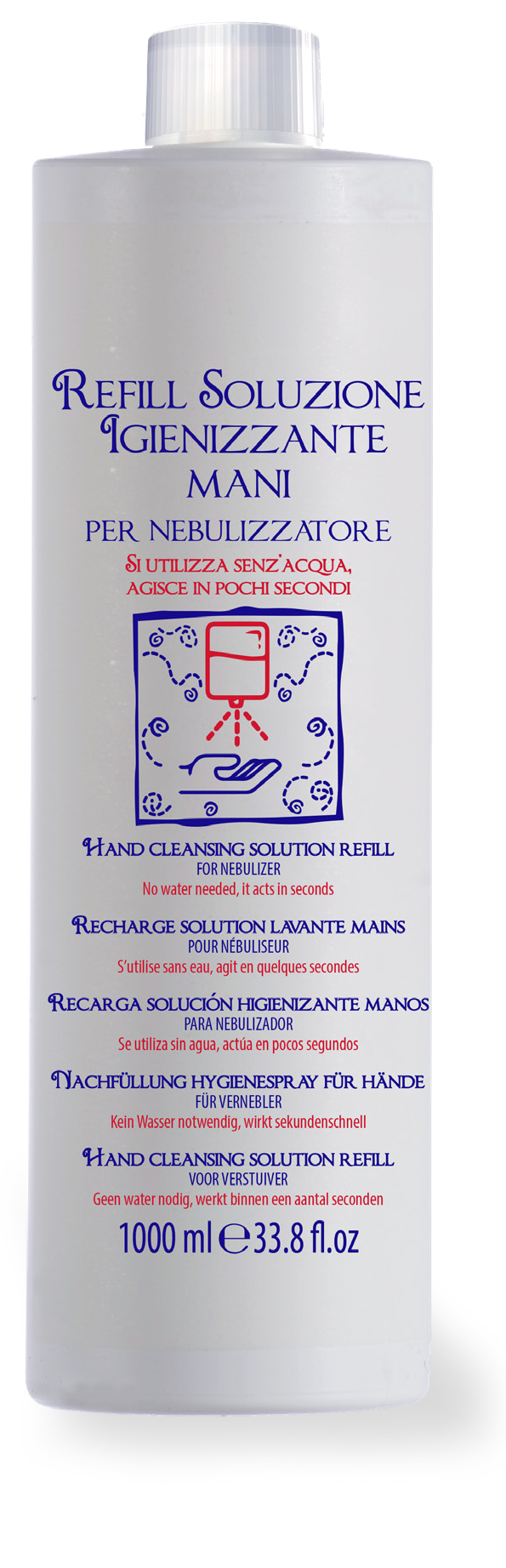 1000ml Flüssig-Handdesinfektionsmittel